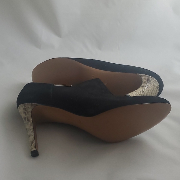 Coach Senca Snake Ankle Bootie Heels - Picture 3 of 9